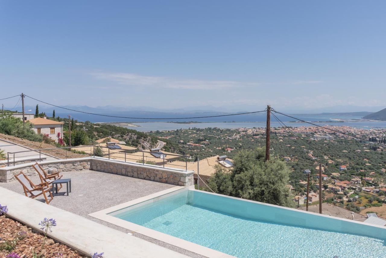 31 Blue Ionian Villas Apolpaina Bagian luar foto