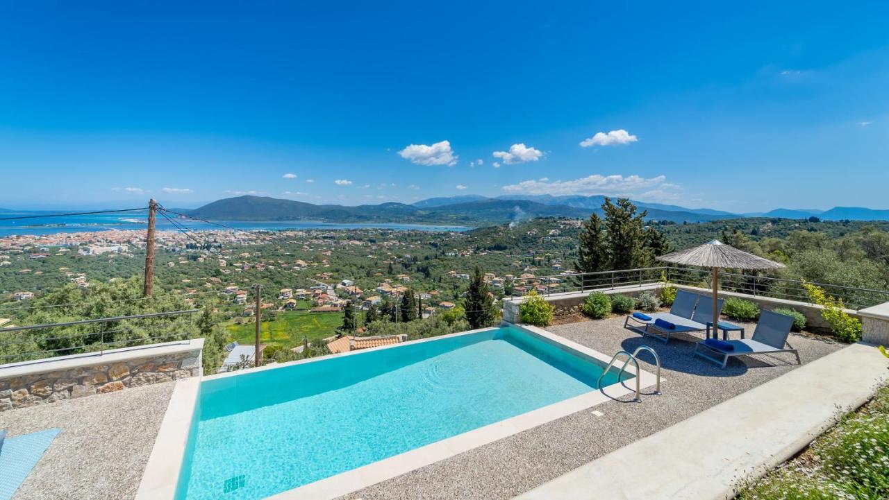 31 Blue Ionian Villas Apolpaina Bagian luar foto